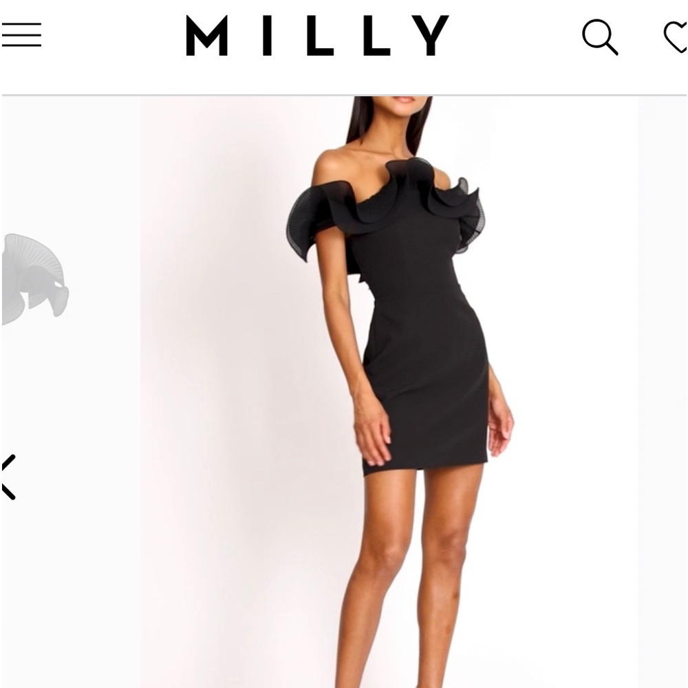 Black MILLY Giselle dress